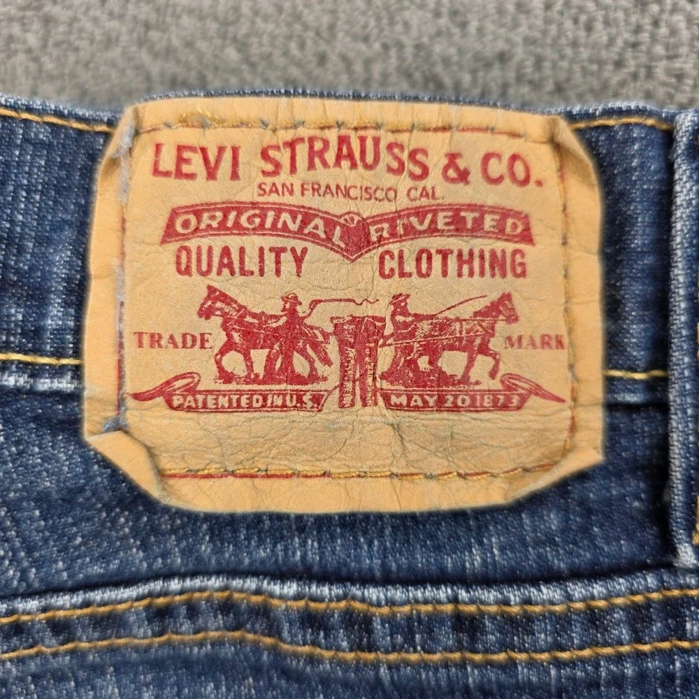 Levi 510 Relaxed Boot Cut Jeans Mens Blue Denim Medium Wash‎ 32x31